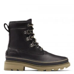 Sorel Women's Lennox Street Boot In Black/Sage