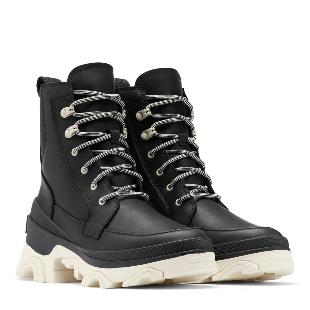 Sorel Women's Brex Lace Bootie In Black/Chalk 4 Sorel Women's Brex Lace Bootie In Black/Chalk - Image 2