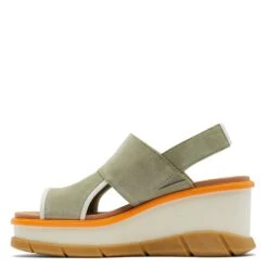 Sorel Women's Joanie III Slingback Wedge Sandal In Safari/Gum 16 -Sorel Fashion Shoe Store so 1988471348 2127 3 1100x