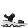 Sorel Women's Kinetic Y-Strap High Sandal In Black/White -Sorel Fashion Shoe Store so 2030461010 2129 1 1100x